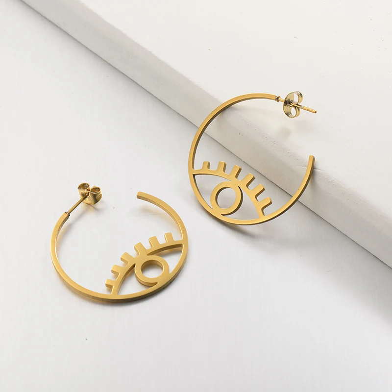 Женские серьги для женщин обручи модные ювелирные изделия из нержавеющей стали