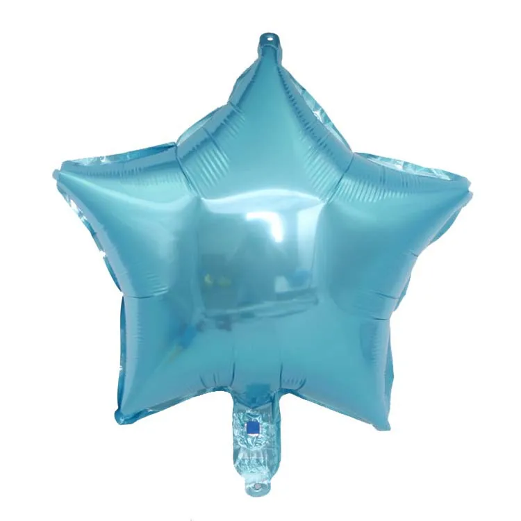 1pc light blue star 10 шт./лот 12 дюймов Детские шары для душа его мальчик это девушка с воздушными шарами пол раскрыть День Рождения украшения шар поставки - Цвет: 1pc light blue star