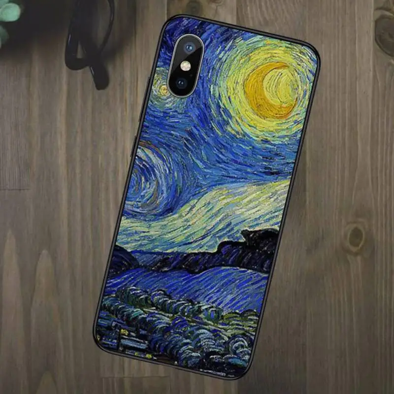 

Van Gogh Starry Night Phone Case for iPhone 11 12 mini pro XS MAX 8 7 6 6S Plus X 5S SE 2020 XR