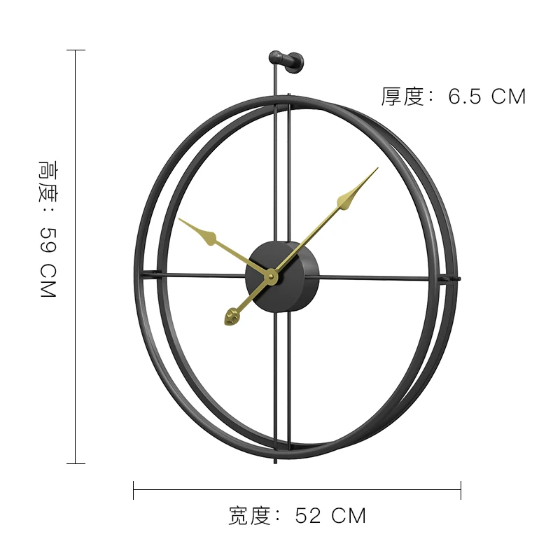 Европейские бесшумные настенные 3d-часы простые креативные современные для