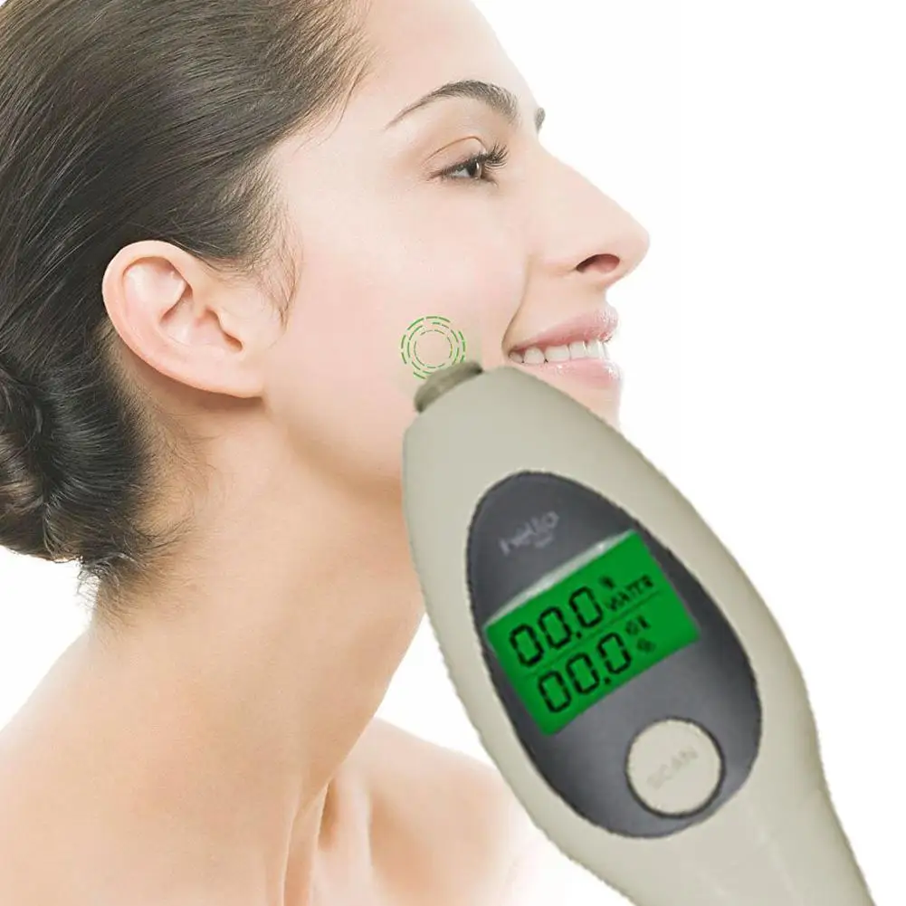 

Professional Electric LCD Display Digital Skin Tester For Skin Moisture Oil Agent Content Facial Moisturizing Analyzer Detection