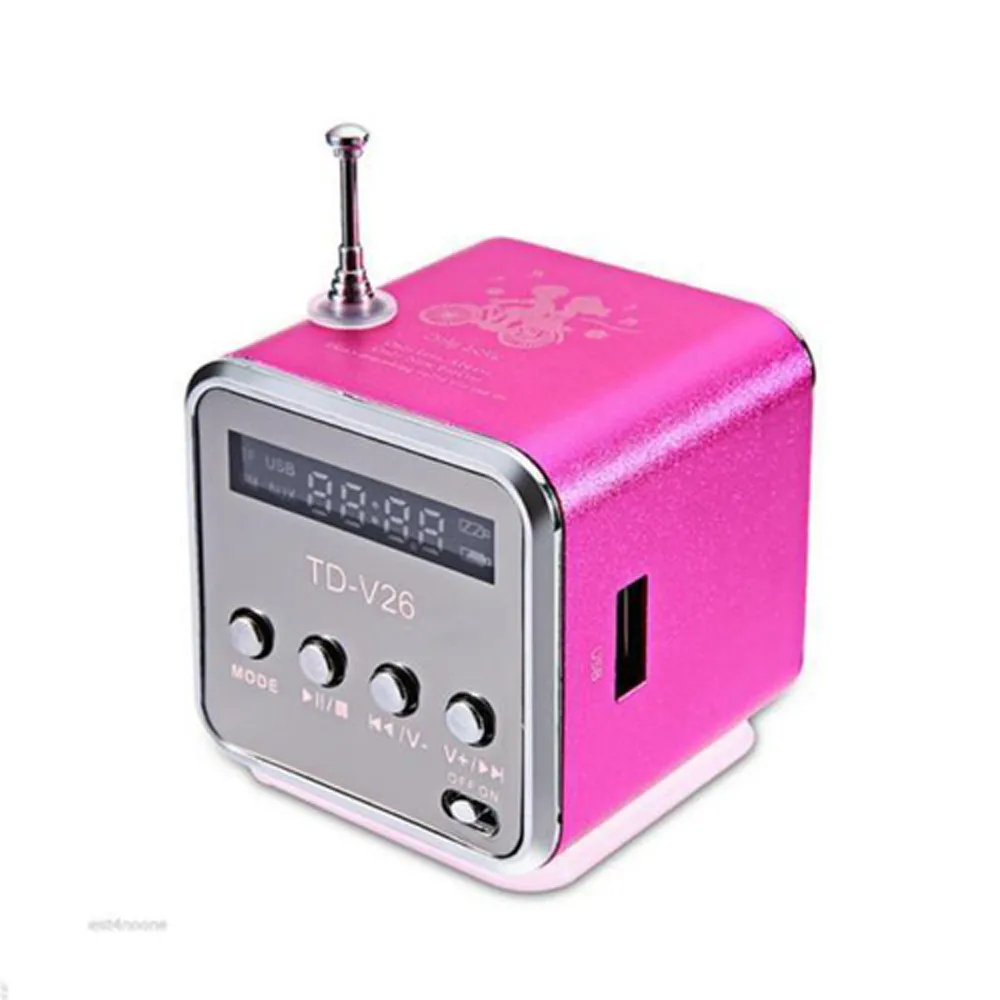 Портативный мини-динамик с поддержкой SD TF-карты Micro USB стерео супер бас MP3/4