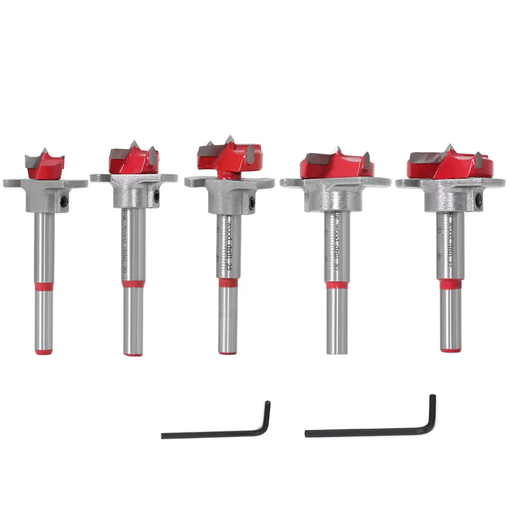 5 шт. диаметр 35 мм Регулируемые карбидные сверла Открыватель отверстий на шарнире