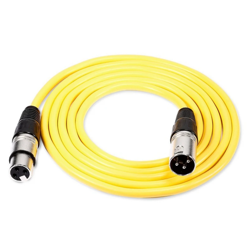 

6-Piece Audio Microphone Cable 7.5M-XLR Male to XLR Female Color Snake Cable Microphone Mixer Microphone Extension Cable
