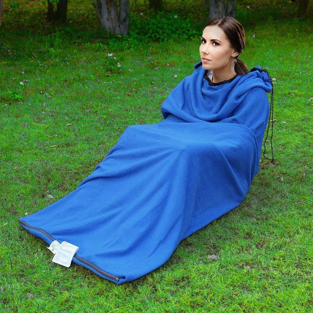 

Portable Ultra-light Polar Fleece Sleeping Bag Outdoor Camping Tent Bed Travel Warm Sleeping Bag Liner Camping Sport Accessories