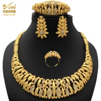 aniid jewelery sets jewelry for women 2020 luxury necklace brands polki jewellery 24k gold nigeria real crowns western earrings