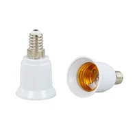 1pcs e14 to e27 lamp holder converters fireproof plastics socket adaptor light bulb base type adapter for lighitng accessories