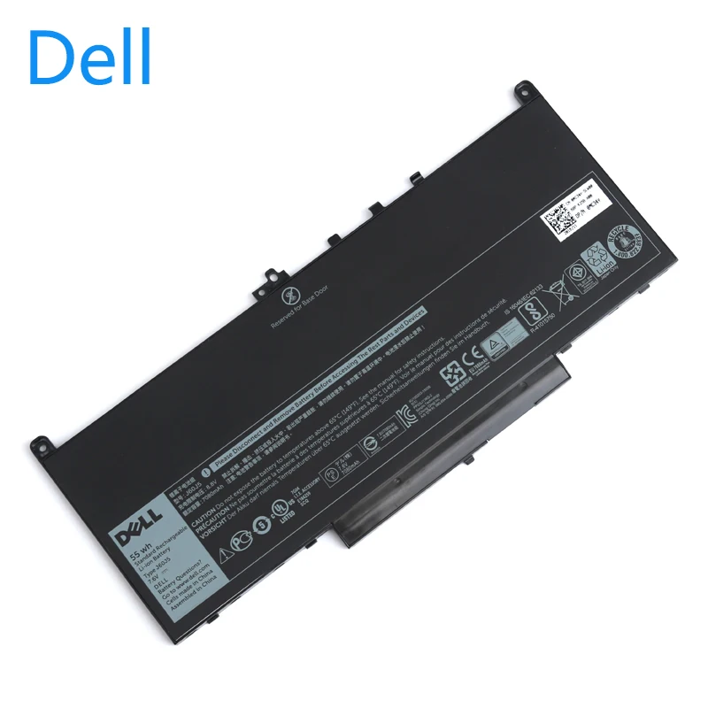 Оригинальный Новый Сменный аккумулятор для ноутбука Dell Latitude E7270 E7470 J60J5 R1V85 MC34Y 242WD 7