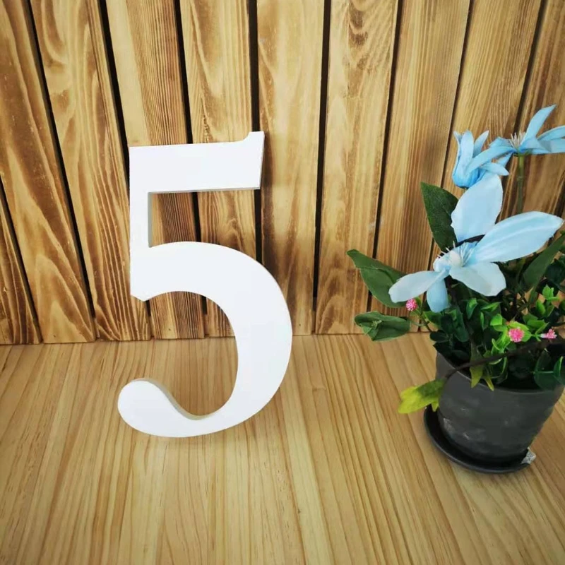 

0-9 Wooden Number Baby Milestone Photography Props Party Birthday Decorations