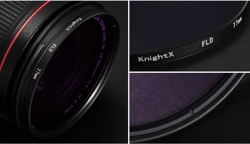 KnightX FLD UV CPL ND Star фильтр объектива камеры для canon sony nikon набор 60d d3300 400d 2000d dslr цветные аксессуары светильник d70