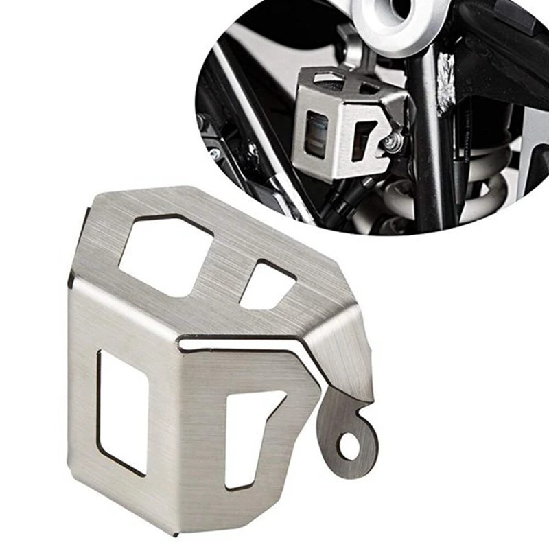 

Motorcycle Rear Brake Pump Fluid Tank Oil Cup Reservoir Guard Cover Protector For-BMW R NINE T R9T 14-17