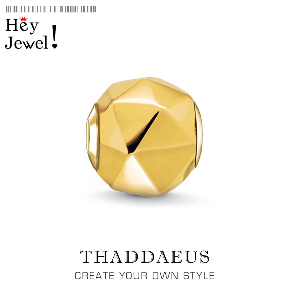 Треугольник бусины золотого цвета с бусинками браслеты на запястье в виде