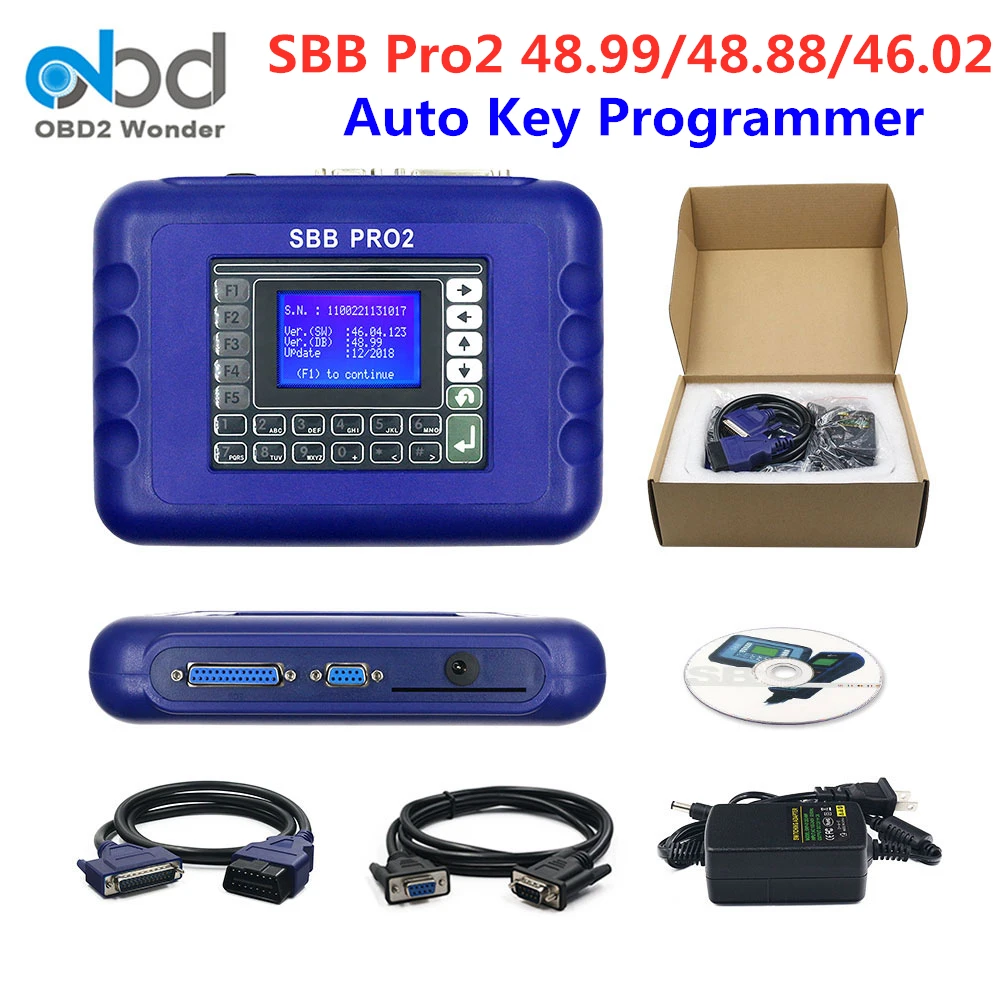 Программатор ключей 2020 SBB Pro2 V48.88 V48.99 V46.02 поддержка автомобилей до 2018 Pro 2Mini Zedbull V508
