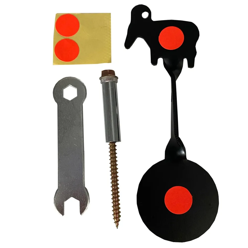 

1pcs Stainless Steel Shooting Target Spinner Target, Used For Precise Practice Of Paintball Shooting Target