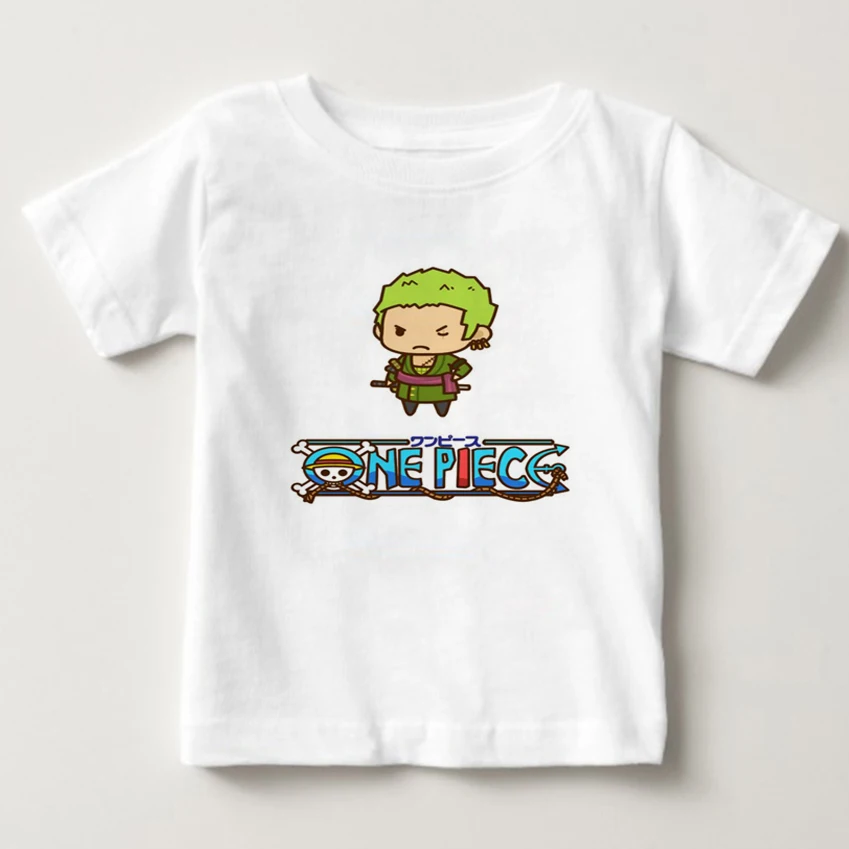 

Children's One Piece Toddler Luffy Cute Design Print T-shirt Boy and Girl Luffy Anime Short sleeve Tee Shirt 3T-8T NN