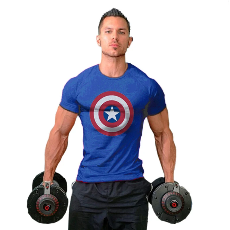 Хлопковая Спортивная рубашка с Бэтменом мужская коротким рукавом Мужская