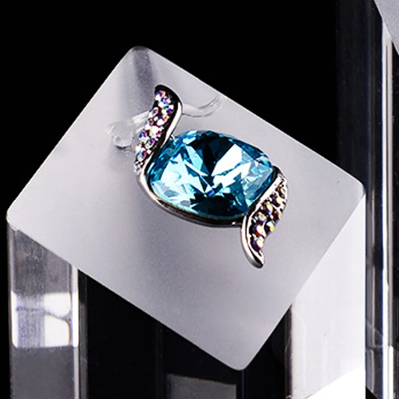 

Clear Acrylic Jewelry Holder Photography Prop Rings Earring Pendant Display Rack B36D