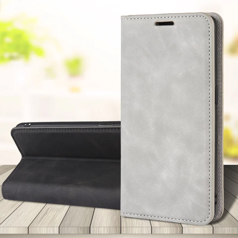 

For Xiaomi Redmi Note 7S 7 Pro Advanced Comfortable Feel Double Magnetic Flip Card Slots Stand Wallet Leather Case Cover Bag