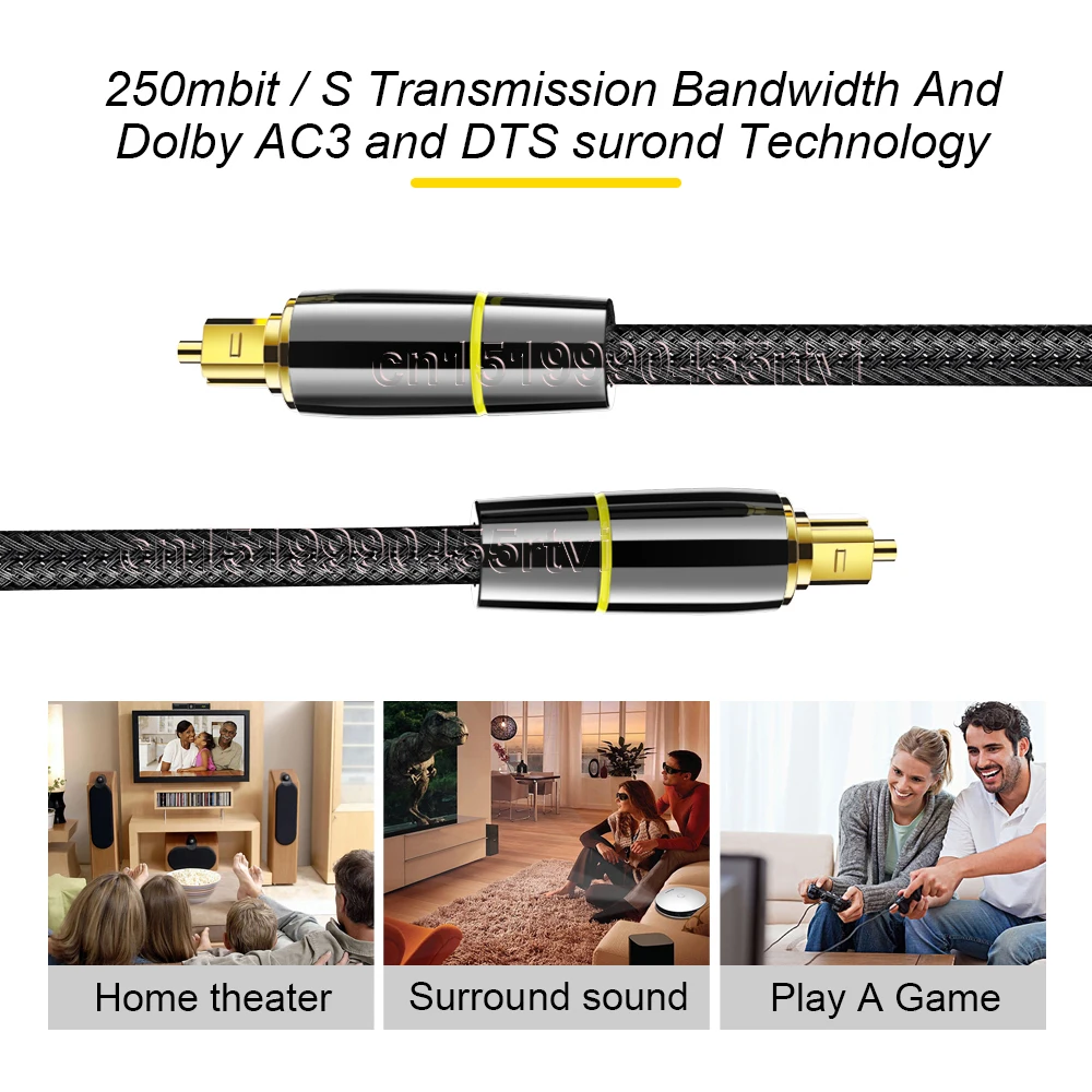 Цифровой оптический аудиокабель Toslink SPDIF Hi-Fi 5 1 кабель длиной от м до 10 для
