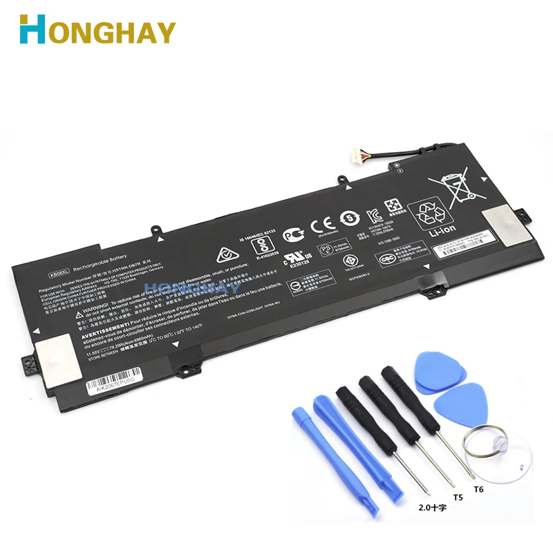 

Аккумулятор для ноутбука HONGHAY KB06XL для HP SPECTRE X360 902499-855 15-bl 15-BL000NG 15-BL018CA HSTNN-DB7R 902401-2C1