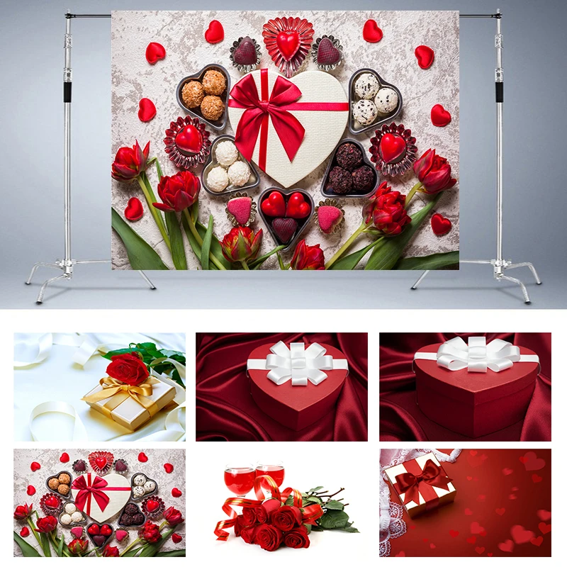 Nitree подарок ко Дню Святого Валентина красная роза в форме сердца и надписью Love