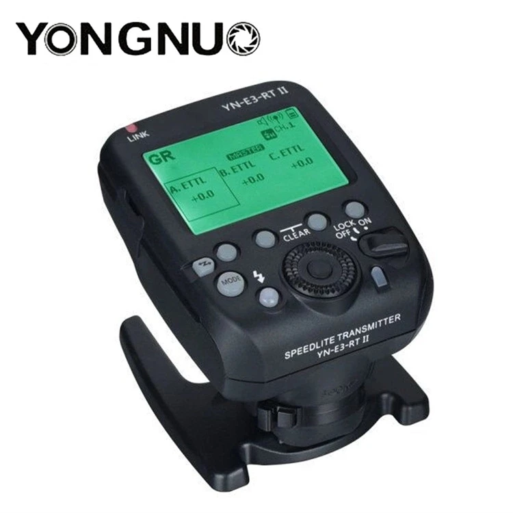 

YONGNUO YN-E3-RT II Вспышка для камеры Speedlite передатчик вспышка триггер для ST-E3-RT/600EX-RT/YN968EX-RT