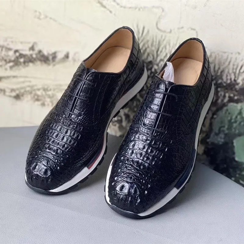 chaussures plates à lacets homme