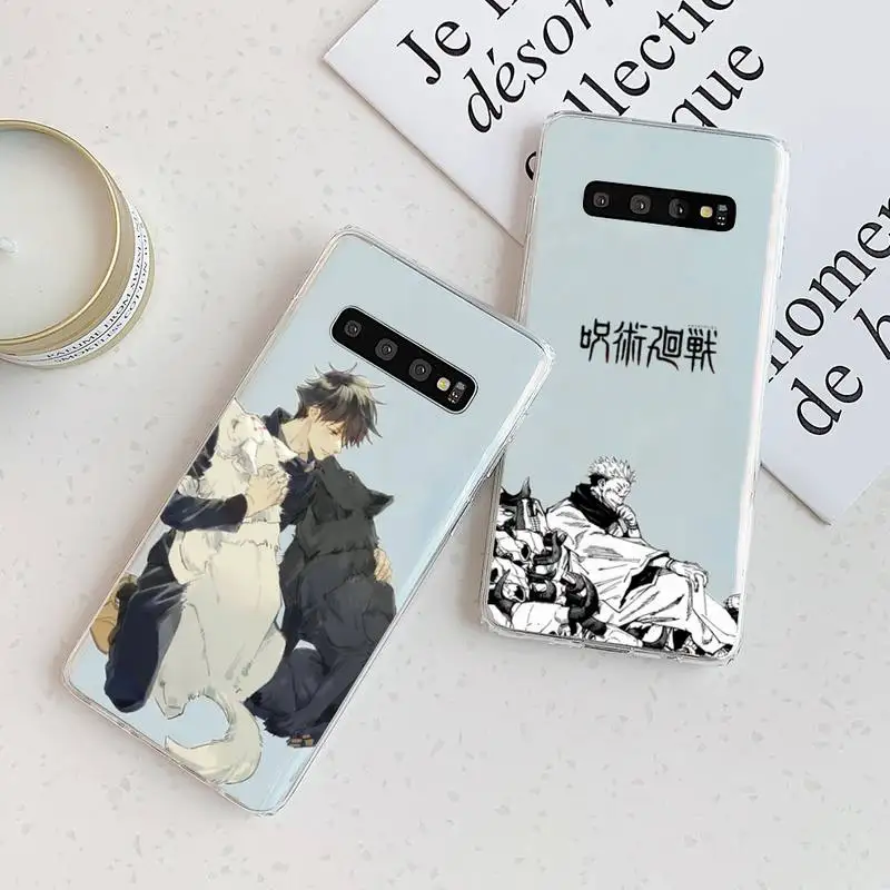 

anime jujutsu kaisen Phone Case Transparent For Samsung Galaxy A S Note 9 11 10 51 50 71 70 80 20 21 30s ultra plus
