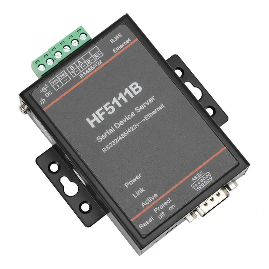 Connettori Elettrici HF 5111B последовательный сервер 3 в 1 RJ45 RS232/RS485/RS422 к Ethernet DTU|Терминалы| |