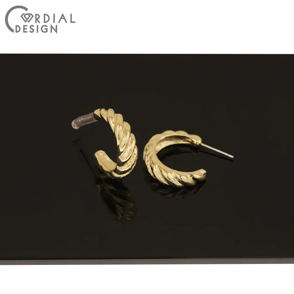 

Cordial Design 100Pcs Earrings Accessories/Hand Made/Jewelry Findings & Components/DIY Making/Hooks Shape/Earrings Stud