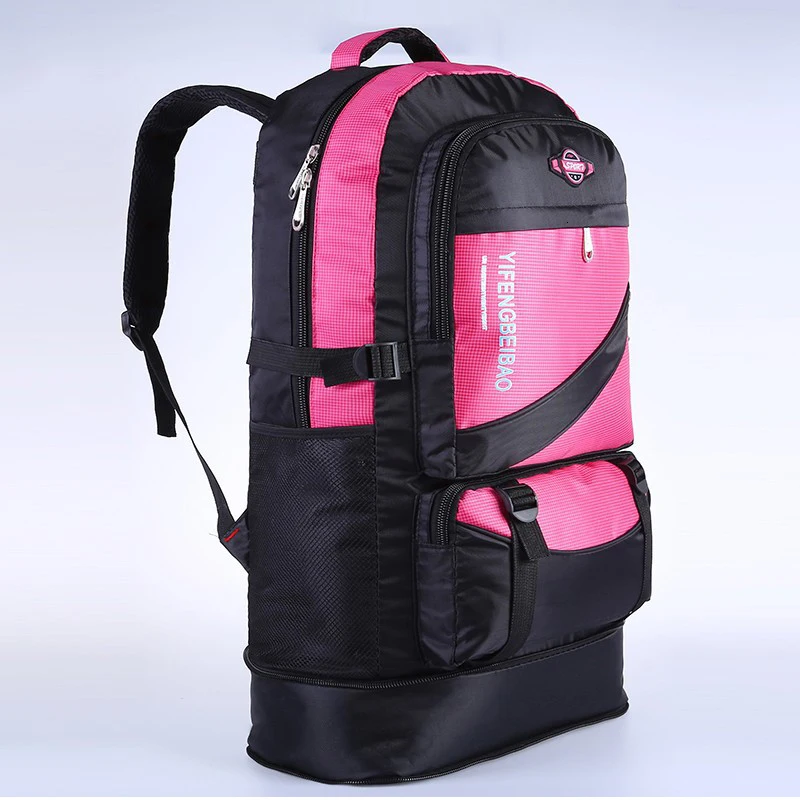 Корейский рюкзак 60 л вместительная нейлоновая водонепроницаемая сумка походная