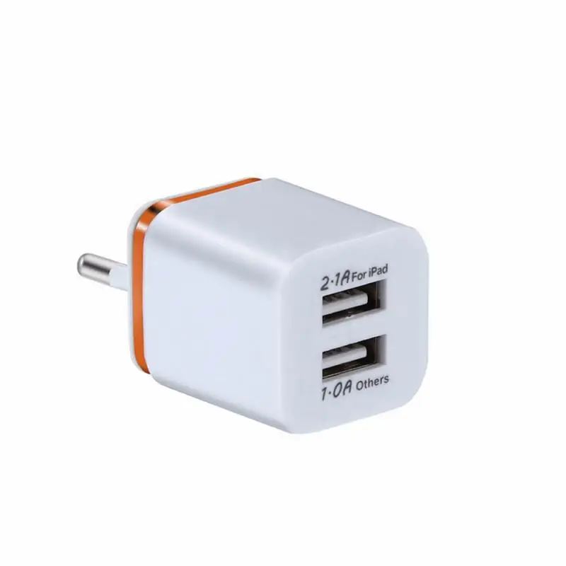 

2.1A Fast Charging Dual USB Charger Universal Travel EU/US Plug Adapter Portable Wall Mobile Phone Charger For Huawei