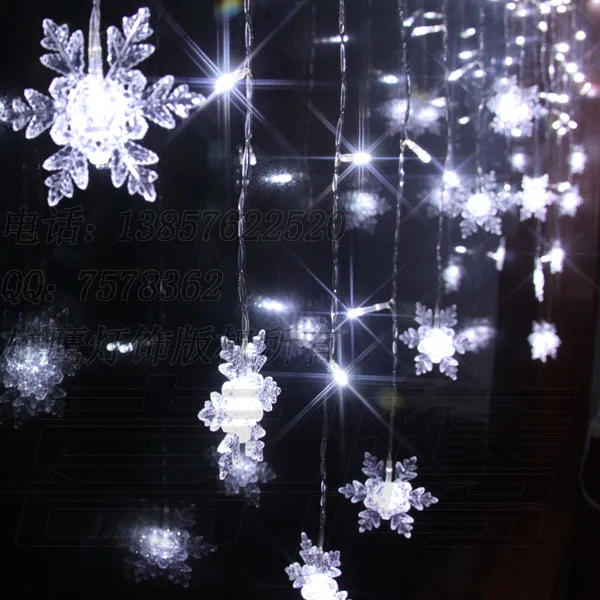 

Рождественское украшение для дома, 4 м, строительная оконная гирлянда на новый год, свадьбу, Рождество, вечеринку, домашний декор, снежные ск...