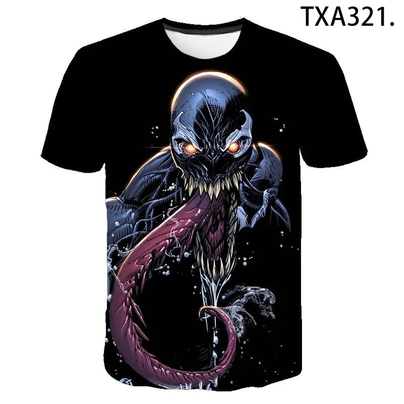 

New 2021 Summer 3D T shirts Venom Men Women Children Casual Fashion Streetwear Boy Girl Kids Printed T-shirt Cool Tops Tee
