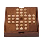 Классические Развивающие игрушки для взрослых, европейская настольная игра, шахматный Peg Solitaire Diamond Move независимо от когнитивных способностей, игрушка