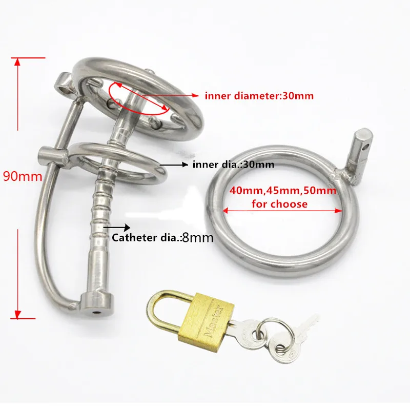 Новейший дизайн мужской телефон шипы из нержавеющей стали клетка на член с