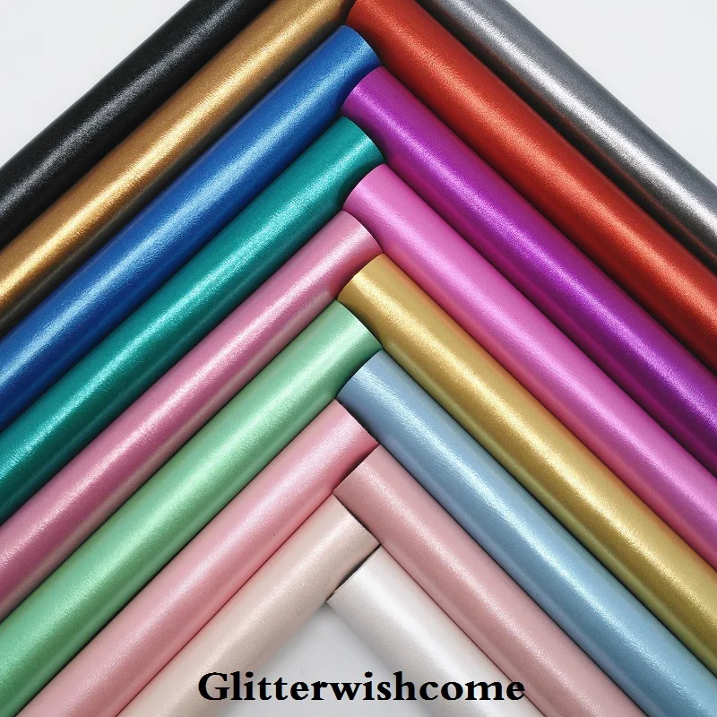 Ткань Glitterwishcome 21x29 см Размер A4 винил для бантов ткань из металлической кожи листы