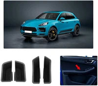 4pcs accessories for 2015 2021 porsche macan car side door storage pallets armrest container box cover handle pocket