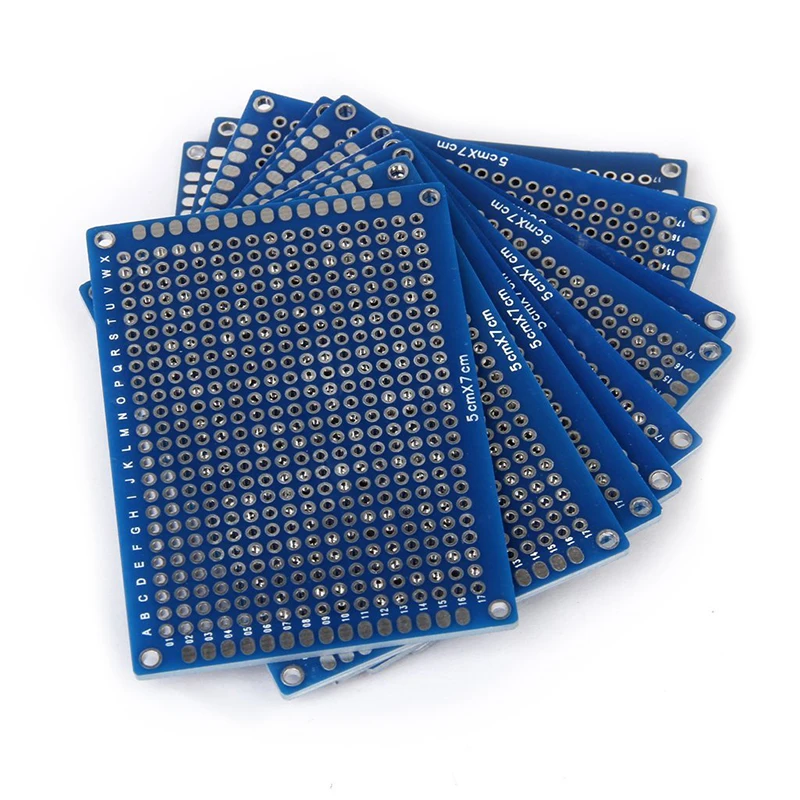 10 шт. PCB панель прототип двойная лицевая универсальная печатная плата тестовая 5