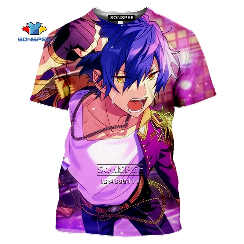 

Ensemble Stars Men's T-shirt 3D Print Anime Guys Boys T shirt Women Casual Soft Summer Harajuku Shirt Hip Hop Tops Streetwear