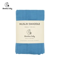 moonbow baby organic healthy bamboo cotton soft breathebla muslin swaddle receiving blanket 120120cm