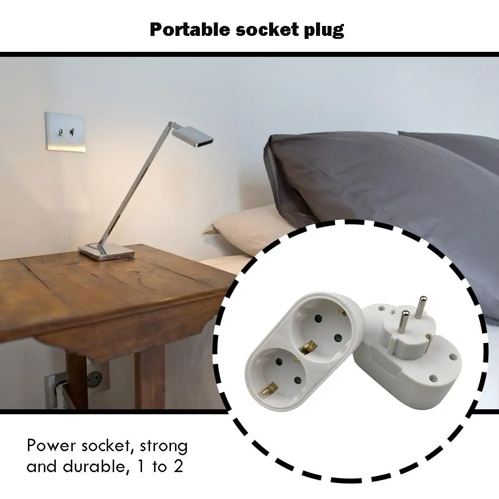 Европейский переходник с 1 на 2 /1 3 канала розетка адаптер ЕС стандарт питания 16A