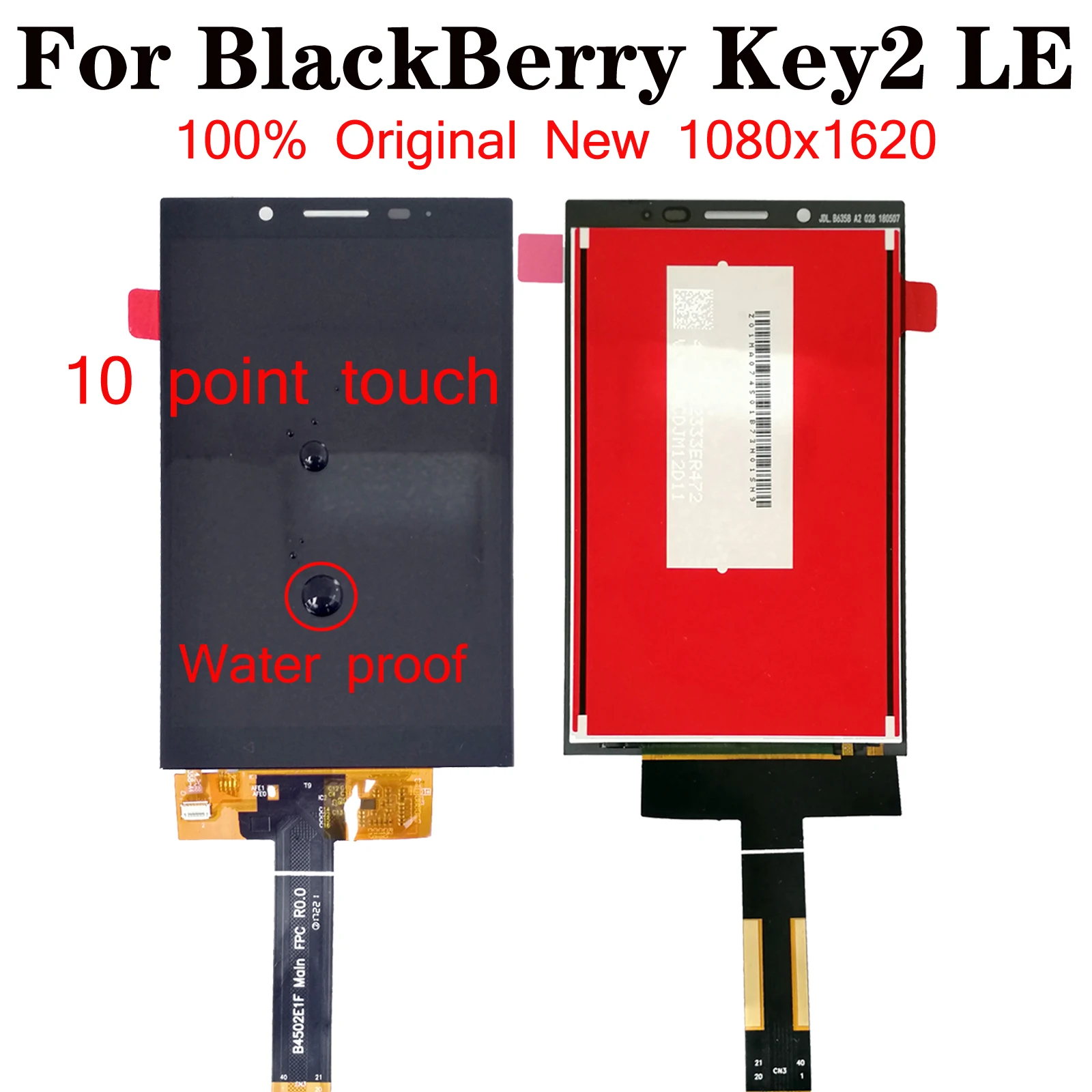 

Shyueda 100% Original New 4.5" For BlackBerry Key2 LE Athena BBE100-1 BBE100-2 BBE100-4 BBE100-5 LCD Display Touch Screen