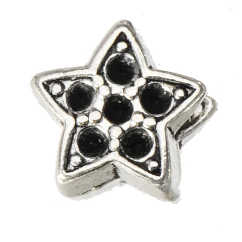 Бусины-звездочки 13 мм шнуры браслеты круглые большие отверстия сделай сам