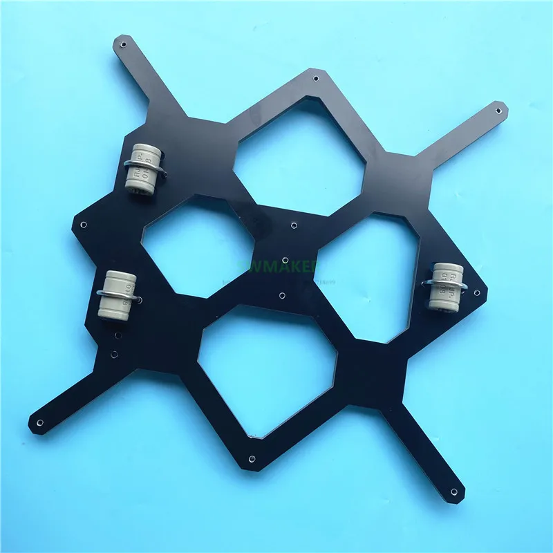 Черно белый Prusa i3 MK3 толщиной 6 мм алюминиевая композитная сборная пластина Y
