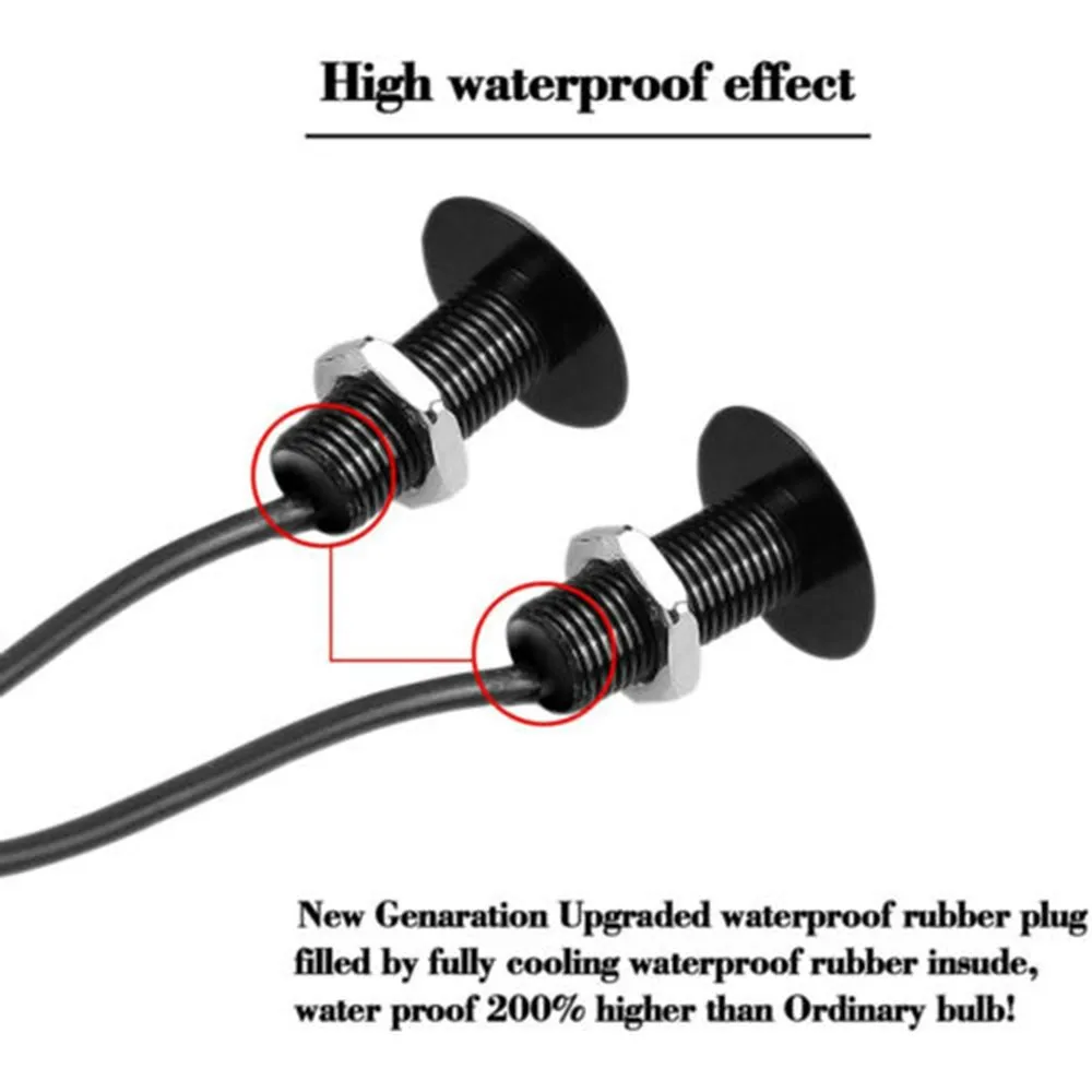 

Aluminum Alloy Eagle Eye Lights DC 12V DRL Backup Daytime Running Low Power Consumption