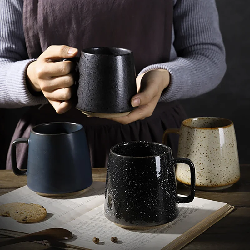 Японская кружка в стиле ретро кофейная чашка домашняя керамическая креативная