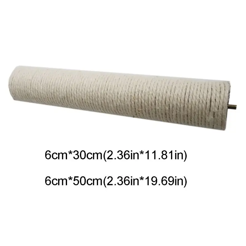 

DIY Cat Scratch Pillar Sisal Rope for Repair Replacement Stripe Pad Carpet Toy