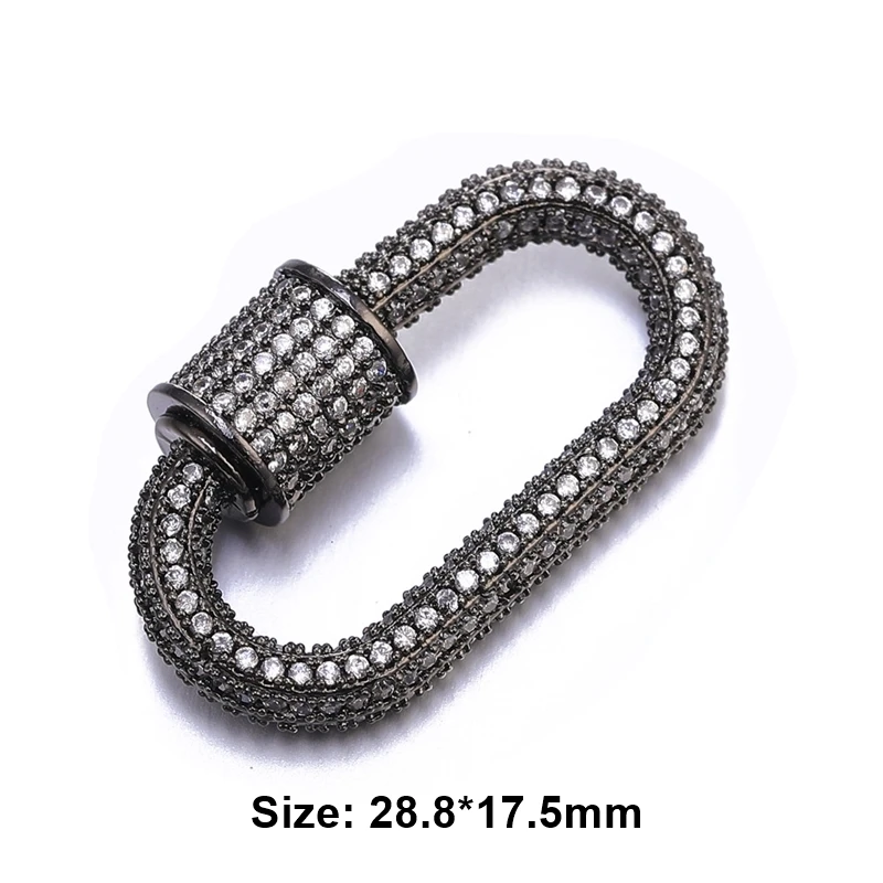 Metal Black Juya DIY застежки для ювелирных изделий, принадлежности, Застежка ручной работы, застежка для лобстера, аксессуары для роскошного рукоделия, бисероплетение, изготовление ювелирных изделий - Цвет: Metal Black