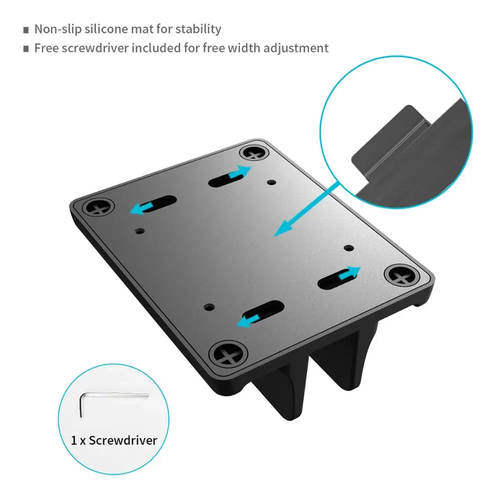 Вертикальная подставка для ноутбука пластиковая Портативная